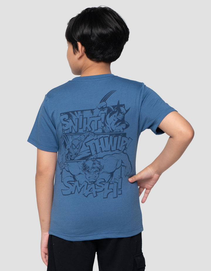 Marvel Thwip Smash Print Kaos Anak Laki-laki