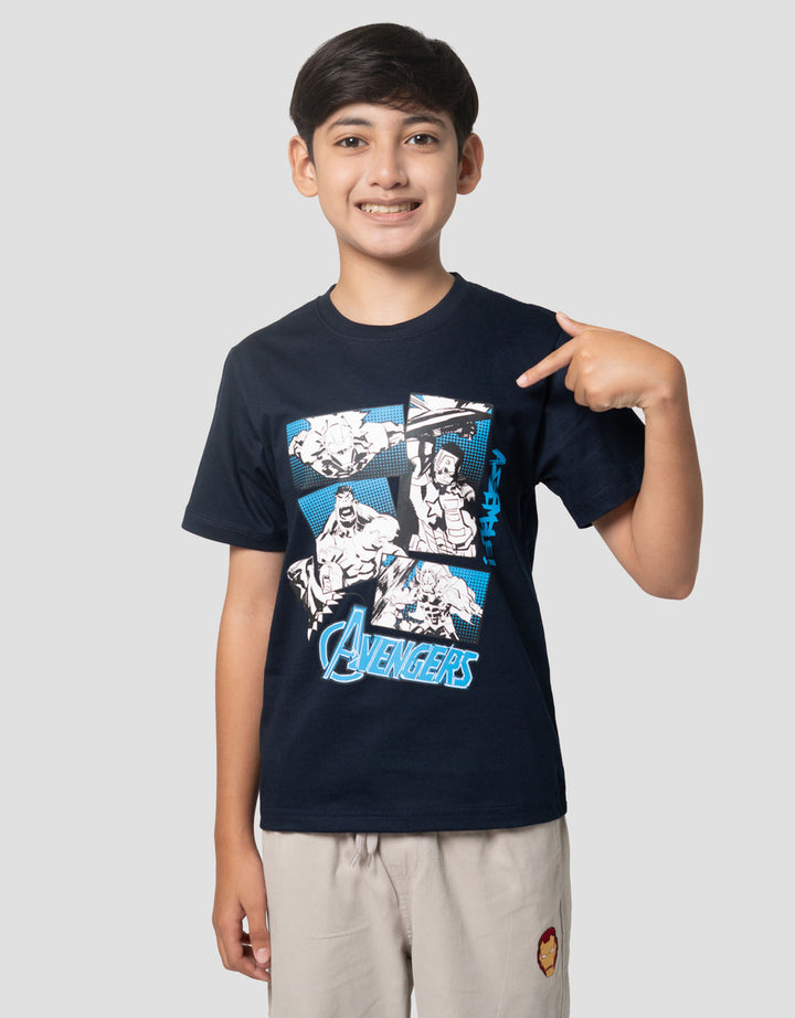 Marvel Thwip Avg Teams Kaos Anak Laki-laki