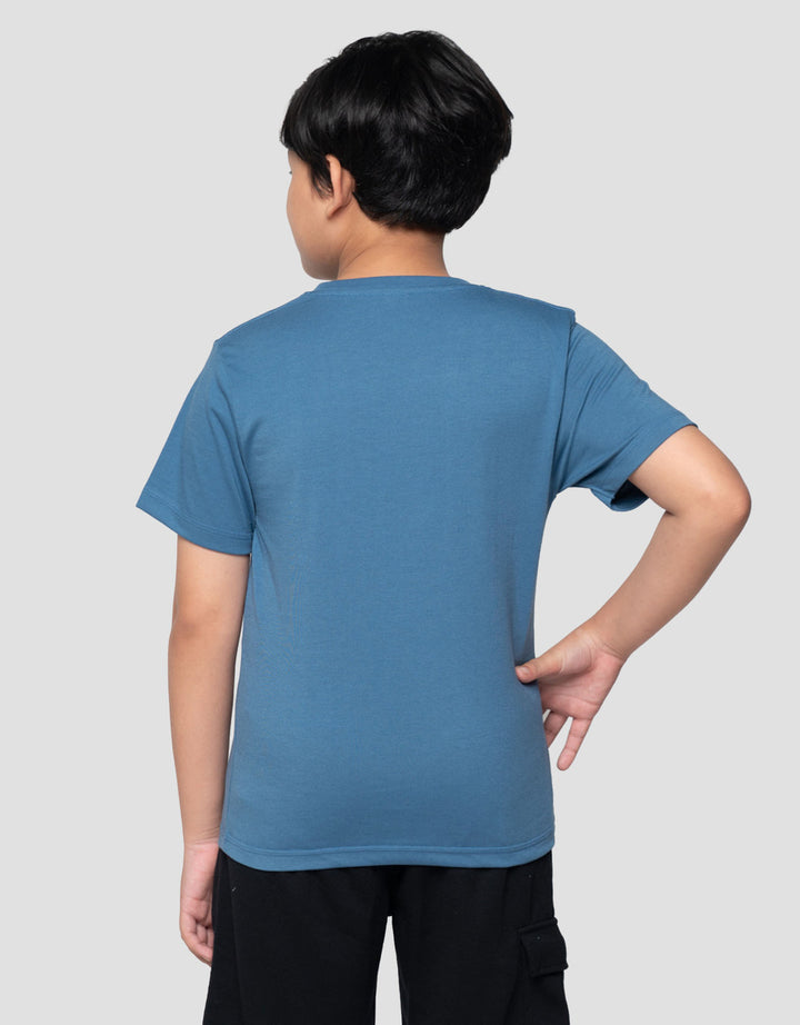 Marvel Skater Capt Face Print Kaos Anak Laki-laki