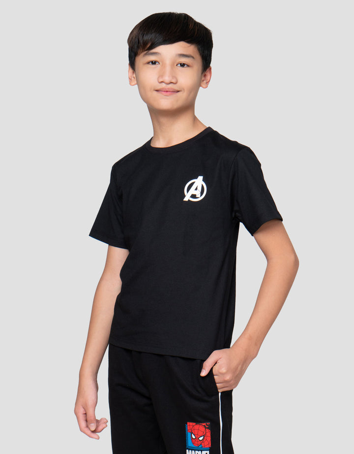 Marvel Avg All Heroes Print Kaos Anak Laki-laki