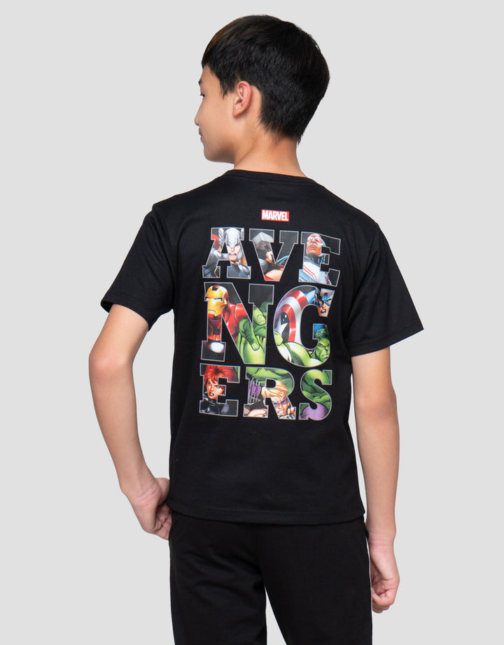 Marvel Avg All Heroes Print Kaos Anak Laki-laki