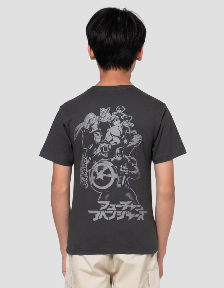 Marvel Print Marvel Teams Anime Kaos Anak Laki-Laki