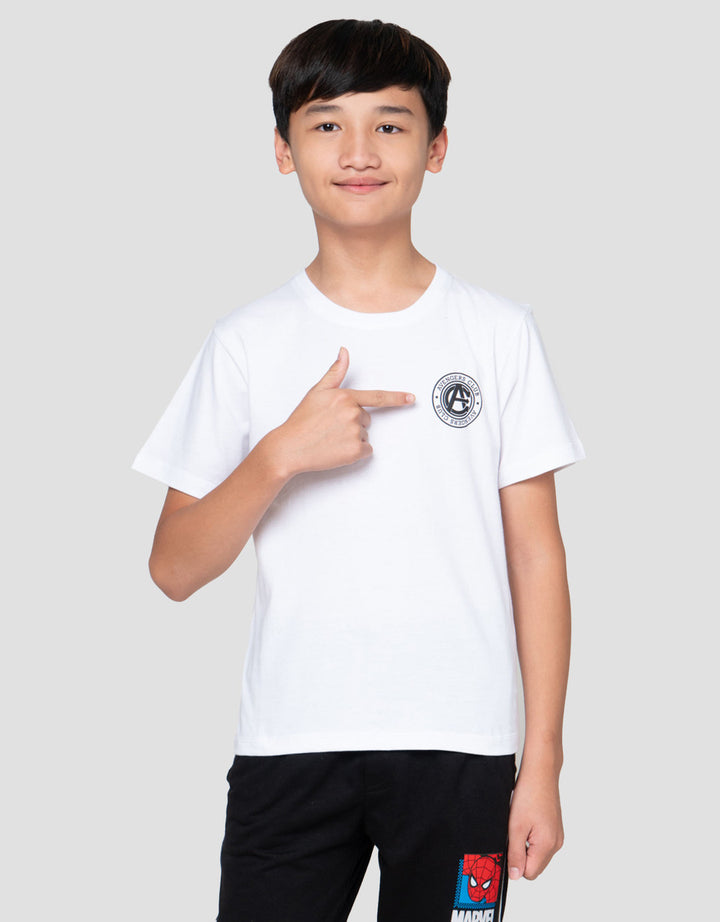 Marvel Avengers Teams Hulk Print Kaos Anak Laki-laki