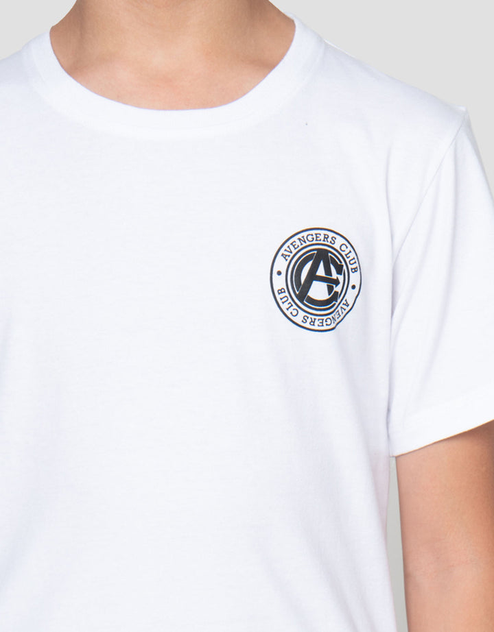 Marvel Avengers Teams Hulk Print Kaos Anak Laki-laki