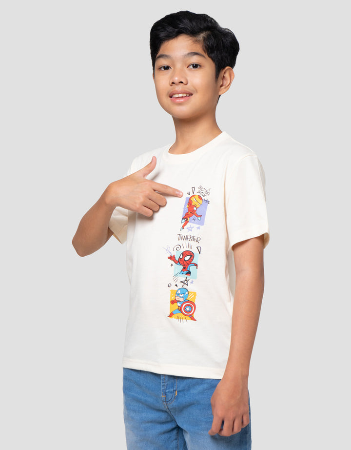 Marvel Thwip Hero Teams Kaos Anak Laki-laki
