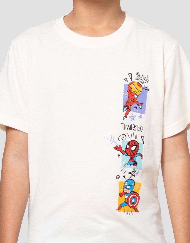 Marvel Thwip Hero Teams Kaos Anak Laki-laki