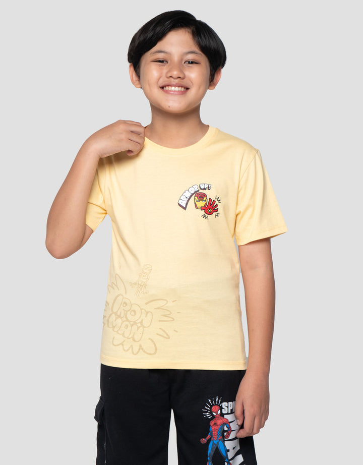 Marvel Thwip Hero Teams Print Kaos Anak Laki-laki