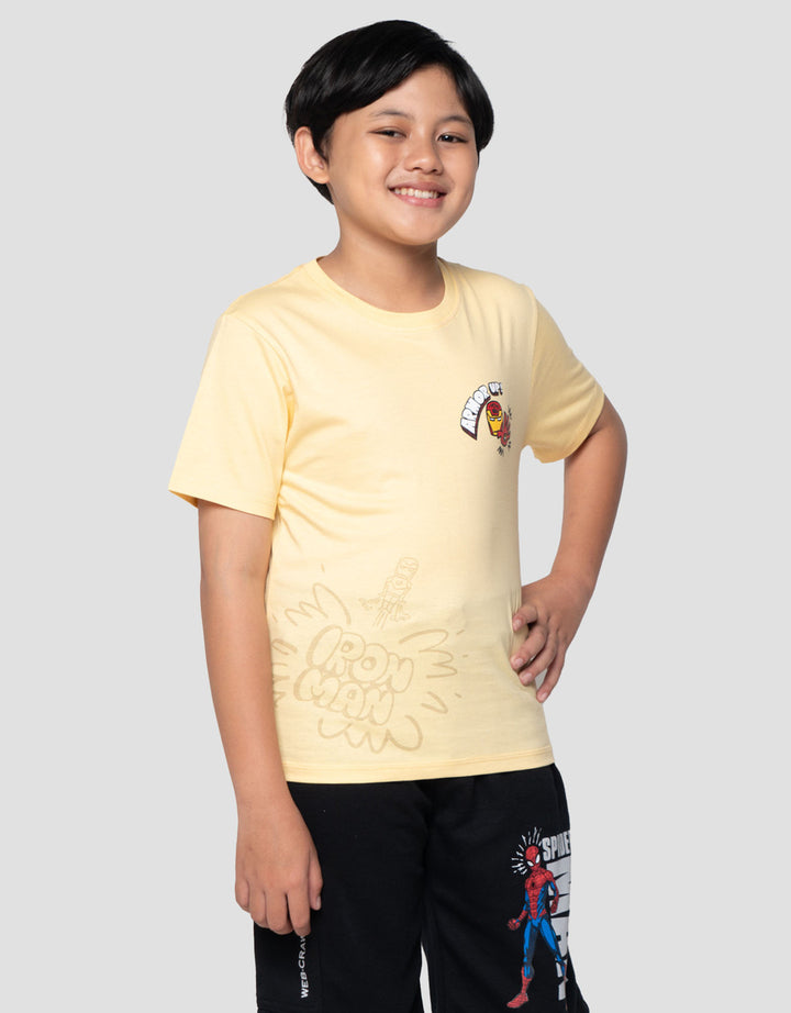 Marvel Thwip Hero Teams Print Kaos Anak Laki-laki