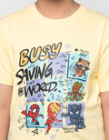 Marvel Spider Busy Saving Kaos Anak Laki-laki
