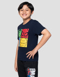 Marvel Skater Teams Face Print Kaos Anak Laki-laki