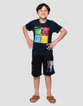 Marvel Skater Teams Face Print Kaos Anak Laki-laki