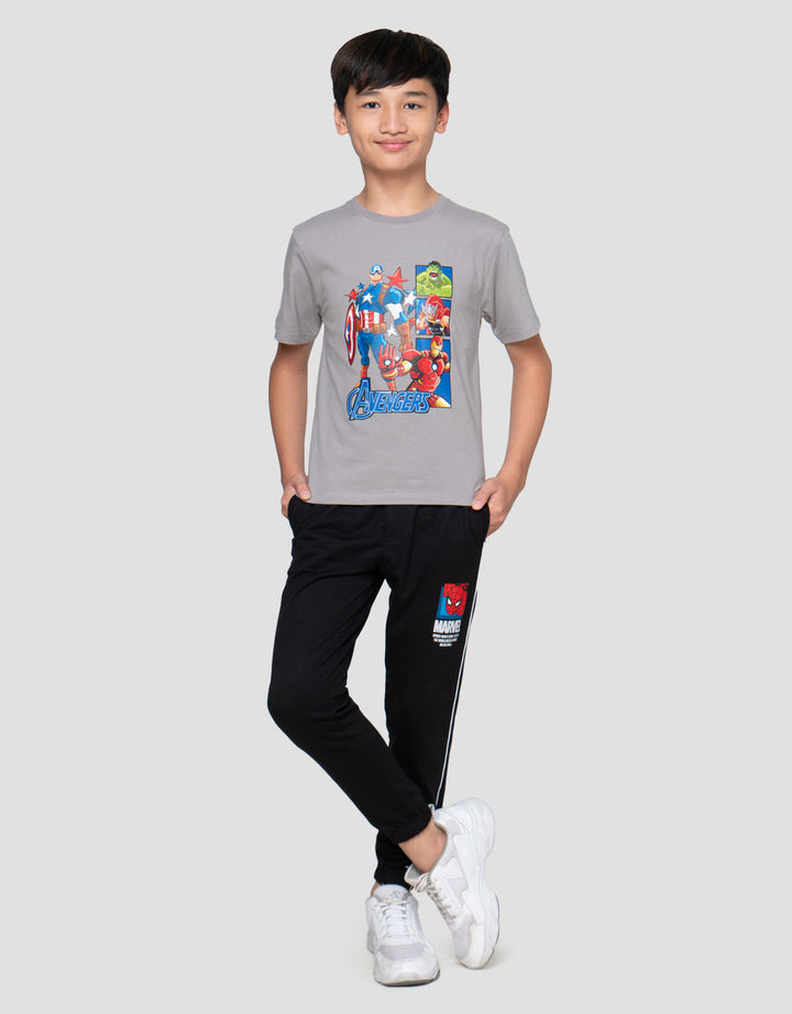 Marvel Capt America Teams Avg Print Kaos Anak Laki-laki