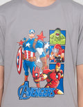 Marvel Capt America Teams Avg Print Kaos Anak Laki-laki