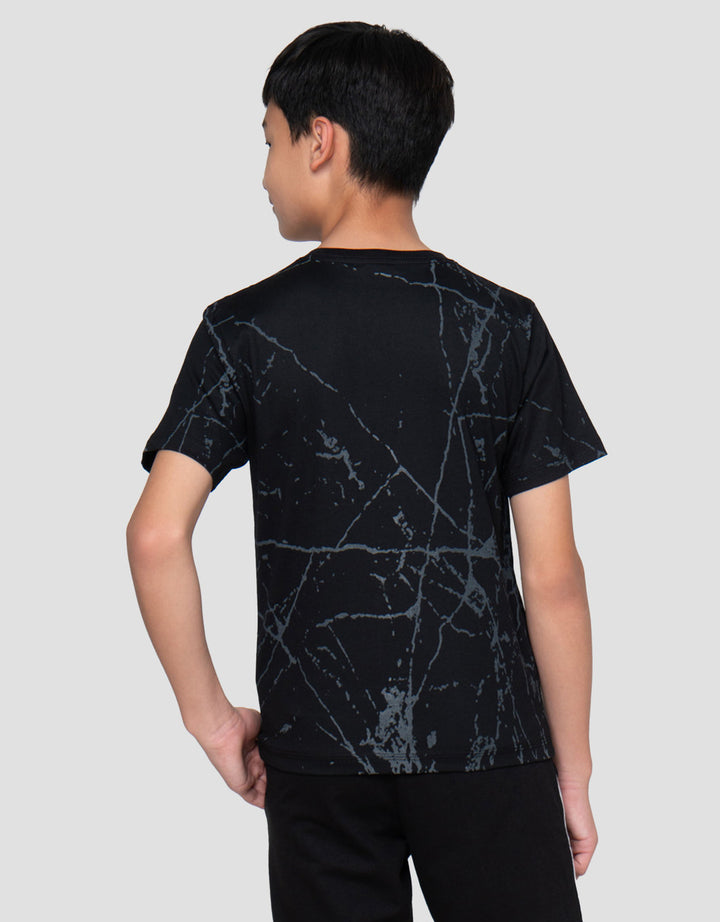 Marvel Spiderman Fp Logo Handuk Print Kaos Anak Laki-laki