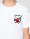 Marvel Thwip Spiderman Attack Print Kaos Anak Laki-laki
