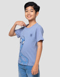 Marvel Spiderman Face Front Kaos Anak Laki-laki