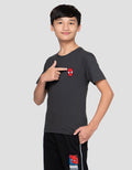 Marvel Spiderman Action Web Logo Print Kaos Anak Laki-laki