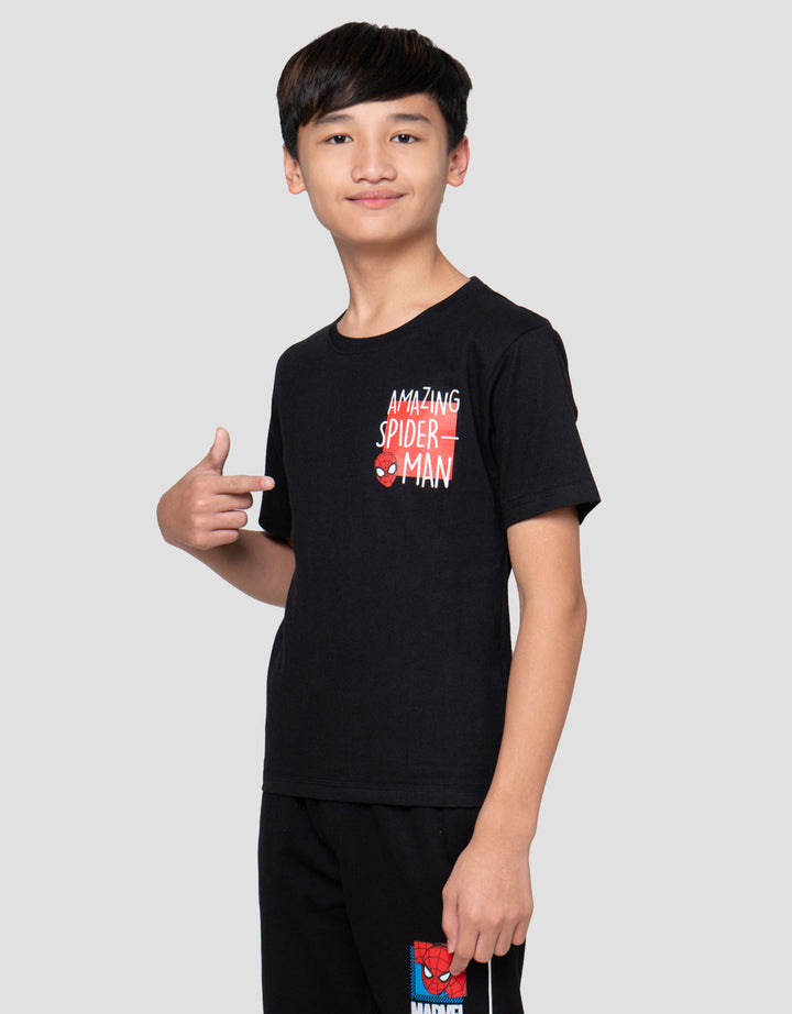 Marvel Spiderman Amazing Spd Print Kaos Anak Laki-laki