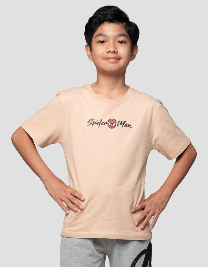 Marvel Spiderman Logo Cb Hang Kaos Anak Laki-laki
