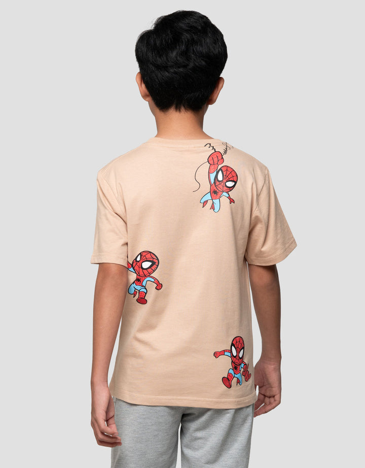Marvel Spiderman Logo Cb Hang Kaos Anak Laki-laki