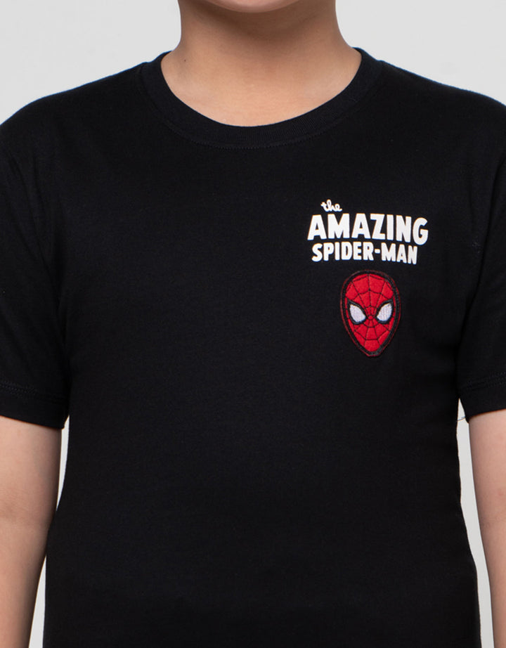 Marvel Spiderman Amazing Kaos Lengan Pendek Anak Laki-Laki