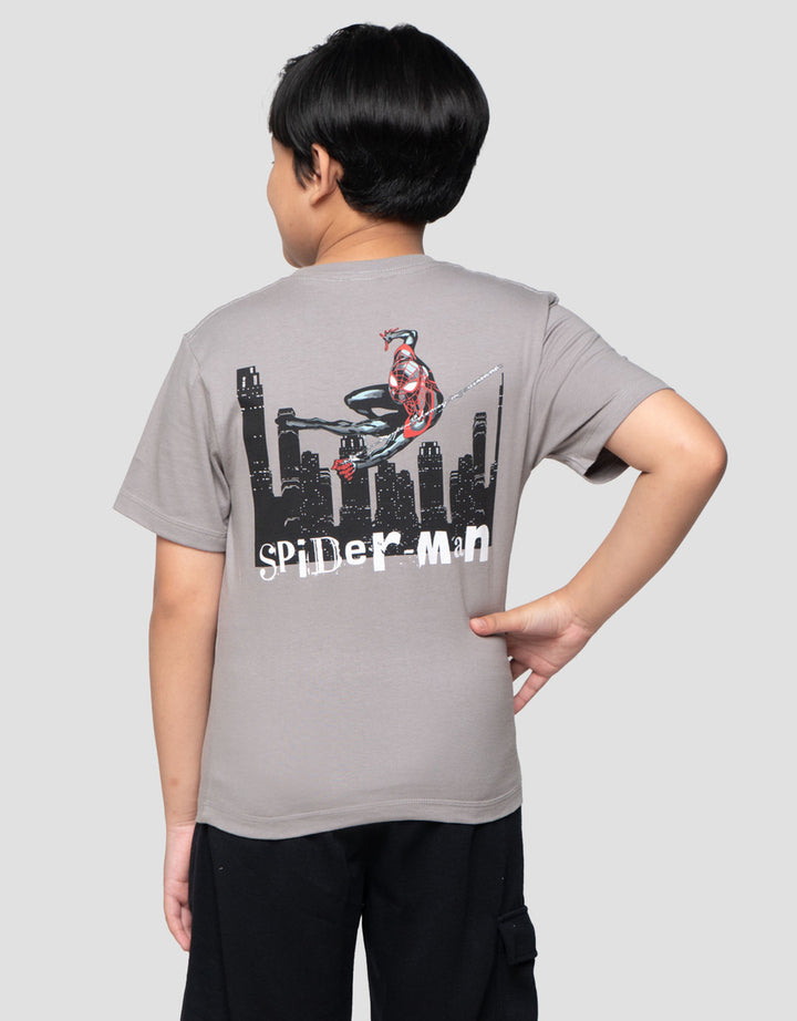 Marvel Spiderman Hang City Print Kaos Anak Laki-laki