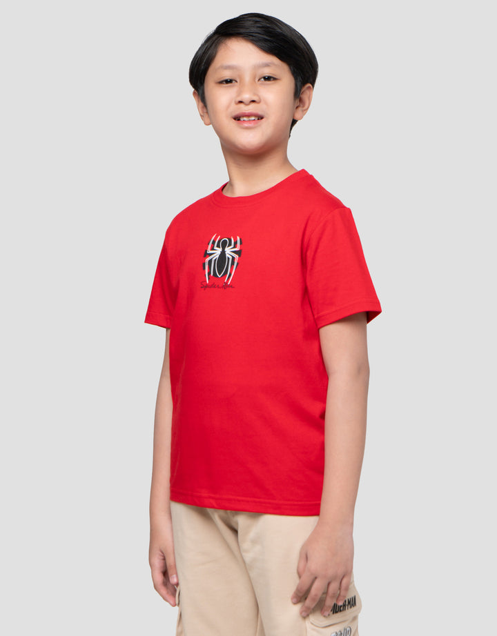 Marvel Spiderman Logo Kaos Anak Laki-laki