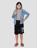 Marvel Spider Logo Kantong Jaket Hoodie Anak Laki-Laki