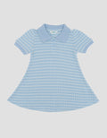 Little M Knit Textured Ombak Midi Dress Bayi