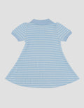 Little M Knit Textured Ombak Midi Dress Bayi