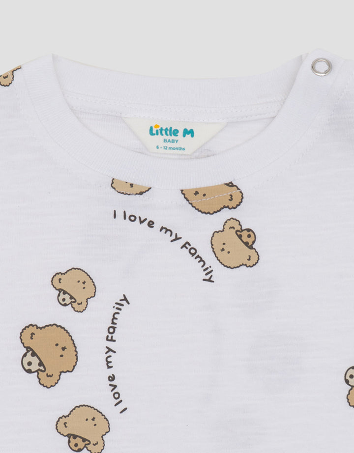 Little M Fullprint Bears Kaos Bayi