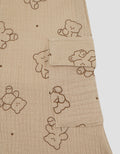 Little M Romper Double Layer Fullprint Bears Jumpsuit Bayi
