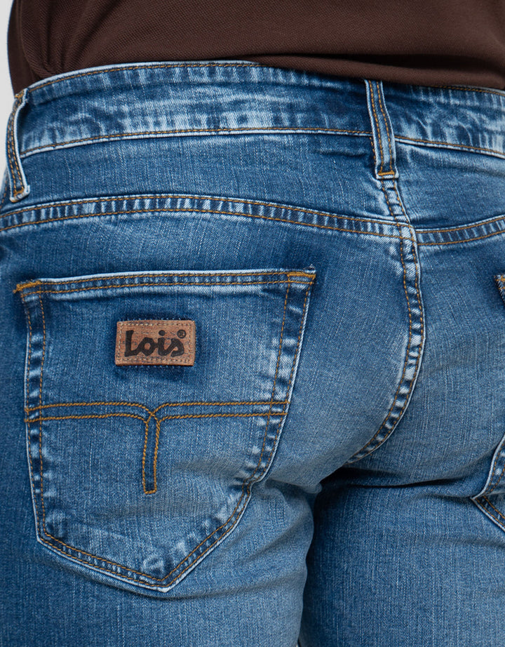 Lois Slim Stretch Fit Celana Denim Sls2502D Pria