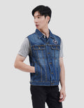 Lois MJV200D Denim Vest Pria