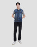Lois MJV200D Denim Vest Pria
