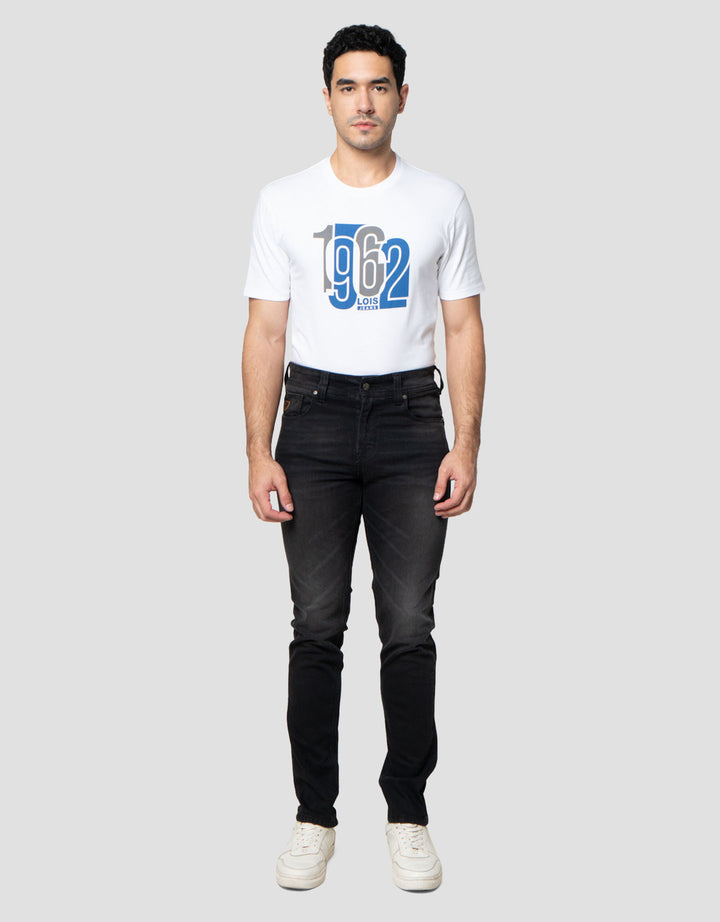 Lois Slim Stretch Fit Celana Denim Sls117Hb Pria