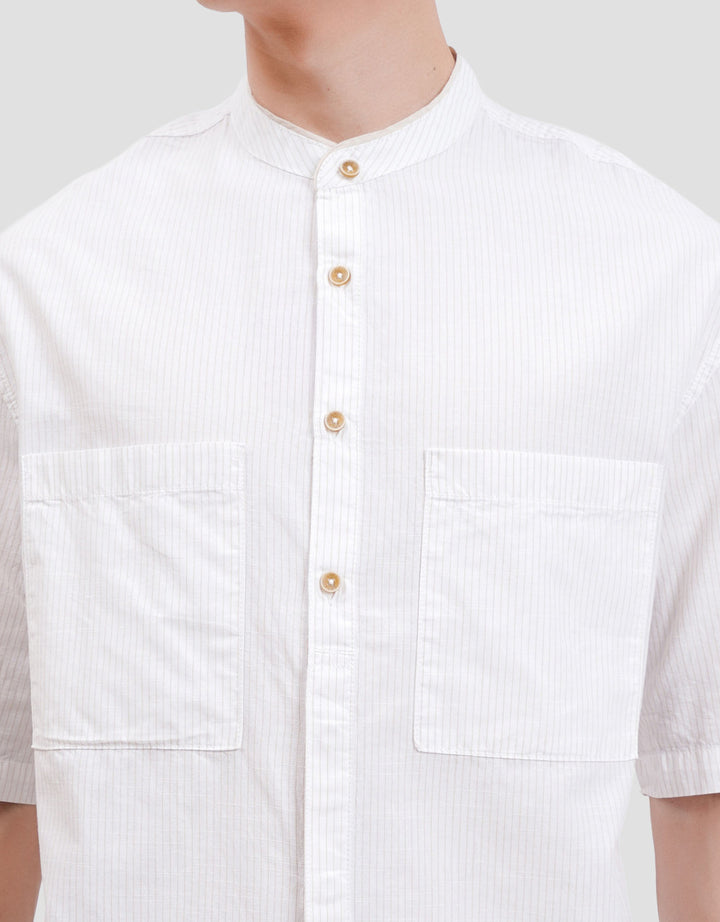 Lois KLS587BW Kemeja Koko Pria