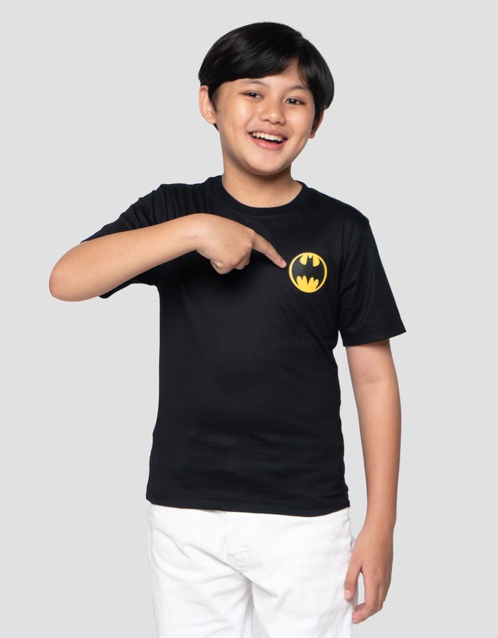 Character Batman Logo Kaos Anak Laki-laki