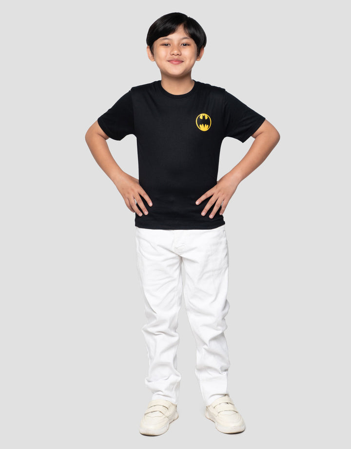 Character Batman Logo Kaos Anak Laki-laki