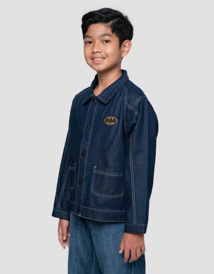 Character Batman Jaket Denim Anak Laki-laki
