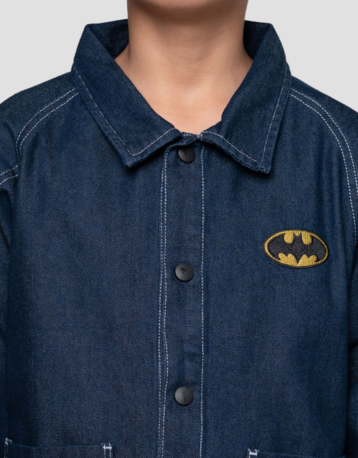 Character Batman Jaket Denim Anak Laki-laki