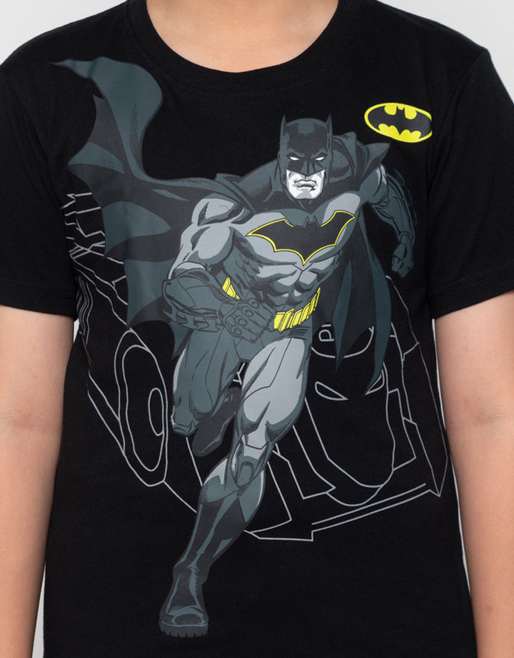 Character Batman Mobile Kaos Anak Laki-Laki