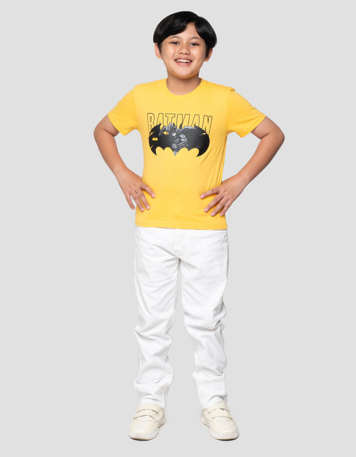 Character Batman Logo Kaos Anak Laki-Laki