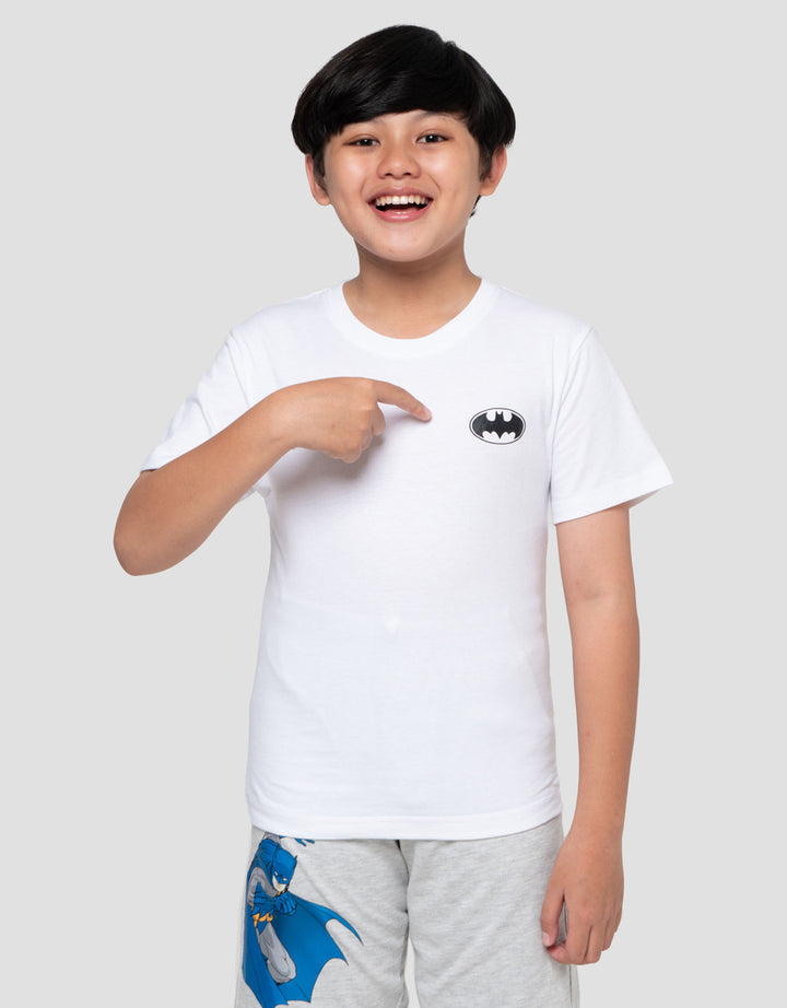 Character Batman Logo Blkg Print Kaos Anak Laki-laki