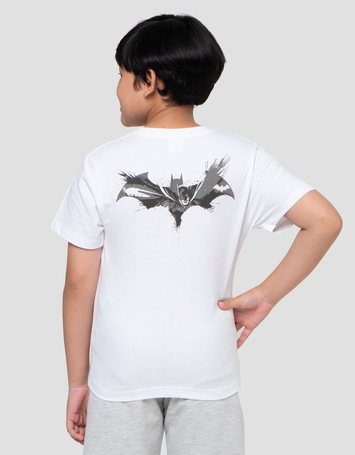 Character Batman Logo Blkg Print Kaos Anak Laki-laki