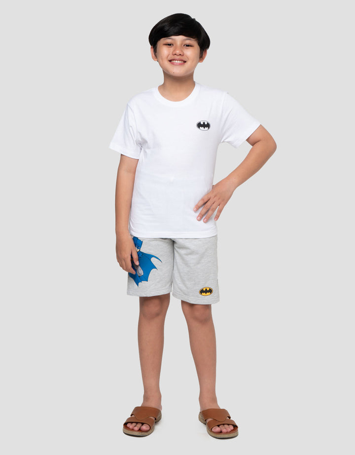 Character Batman Logo Blkg Print Kaos Anak Laki-laki