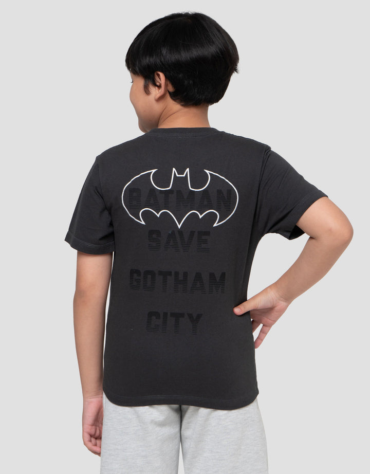Character Batman Gotham Print Kaos Anak Laki-laki