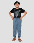 Character Superman Logo Celana Jogger Anak Laki-laki