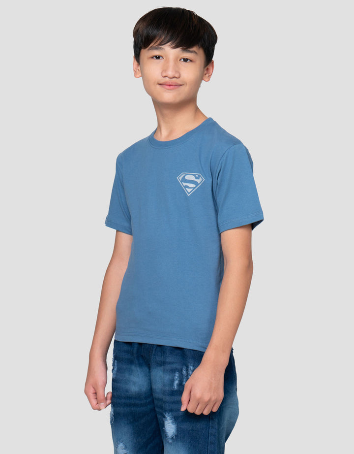 Character Superman Wings Print Kaos Anak Laki-laki