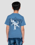Character Superman Wings Print Kaos Anak Laki-laki